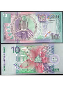 SURINAME 10 Gulden 2000 Fior di Stampa